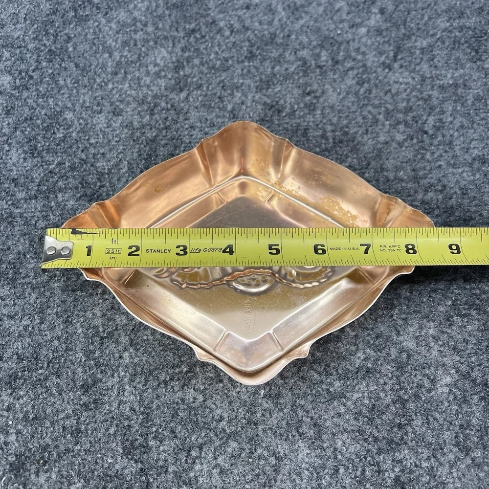 Vintage West Bend Crab Mold Seahorse Mold Copper Color Aluminum Ocean Country